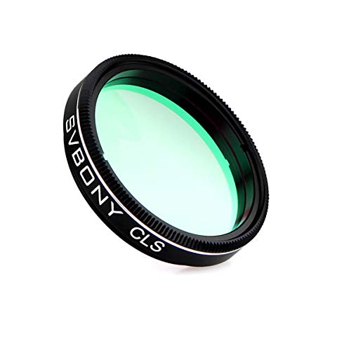 Svbony CLS Teleskop Filter, 1.25" Nebelfilter für Astrofotografie Contrast Beobachtungszwecke, Kamera Filter für CCD DSLR Kameras Stadt Hoshino Deep Sky von Svbony