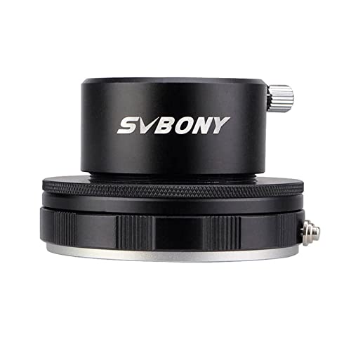 Svbony SV149 Objektivanschlussadapter Kompatible mit DSLR-Kameraobjektiv auf 1,25" Okularadapter für Fotografie Oder Führung von Svbony