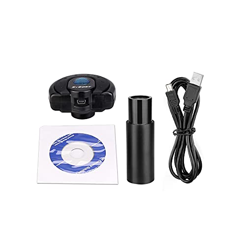 Svbony SV189 Digitalkamera für Mikroskop, Okularkamera mit Adapter 1,3 MP 23,2 mm 30,00 mm USB 2.0, Elektronische Okularkamera für Industrie, Wissenschaftslabor, Schulunterricht von Svbony