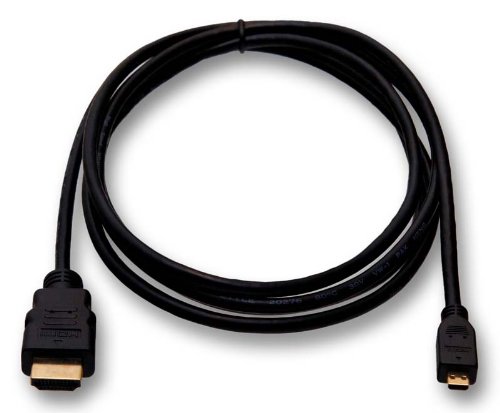 HDMI Kabel für Nikon Coolpix L830 Digitalkamera - Micro D - vergoldet - Länge 2m von SvediTec