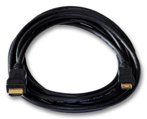 SvediTec HDMI Kabel passend für Panasonic Lumix DMC-FZ72 Digitalkamera - Mini C - vergoldet - Länge 3m von SvediTec