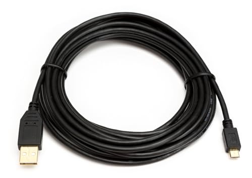 SvediTec USB Kabel passend für Panasonic Lumix DMC-G81 Digitalkamera - Datenkabel - vergoldet - Länge 5m von SvediTec