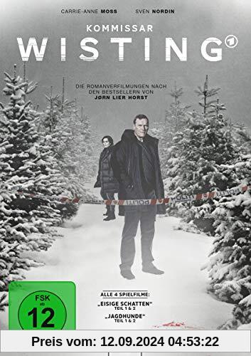 Kommissar Wisting - Alle 4 Spielfilme: Eisige Schatten Teil 1 & 2, Jagdhunde Teil 1 & 2 [2 DVDs] von Sven Nordin