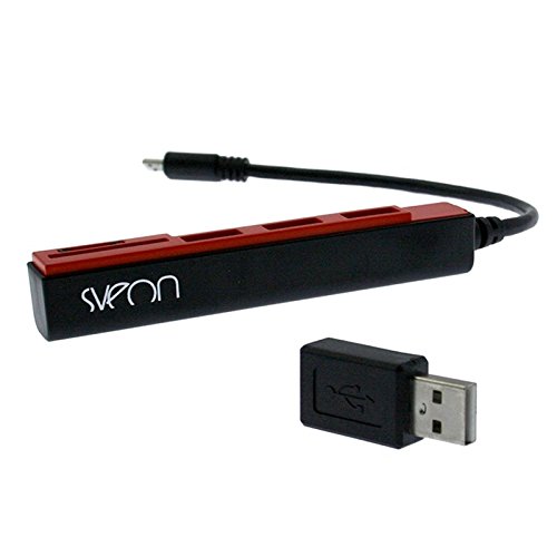Sveon sct031 USB 2.0 480 Mbit/s schwarz, rot – Hub (USB 2.0, USB 2.0, USB, MicroSD (Transflash), microSDHC, microSDXC, SD, SDHC, SDXC, Schwarz, Rot, Status) von Sveon
