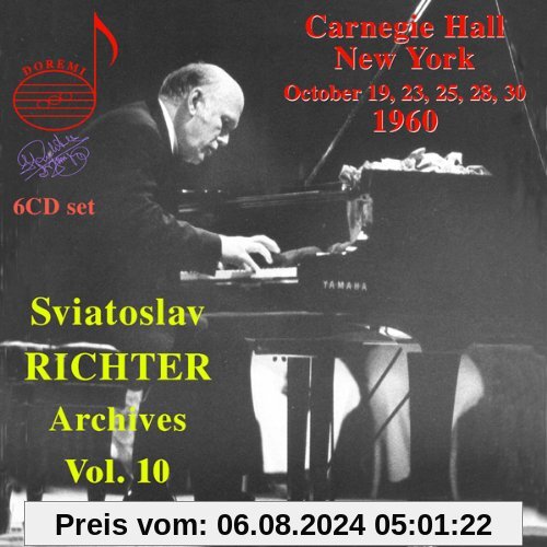 Richter Archive Vol.10/Carnegy Hall von Svjatoslav Richter