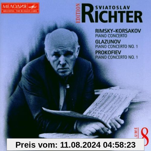 Svjatoslav Richter Edition Vol. 8 (Rimsky-Korssakoff, Glasunow, Prokofieff) von Svjatoslav Richter