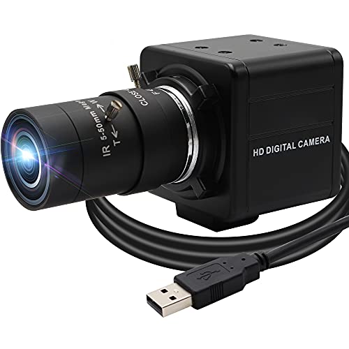 Svpro 4K Webcam mit Zoomobjektiv,Ultra HD Videokamera mit CMOS Sensor 10X Optischer Zoom Kamera für Computer, 8MP USB Webcam 30fps für Laptop Desktop,UVC Camcorder für Windows,Linux,Android,Mac OS von Svpro