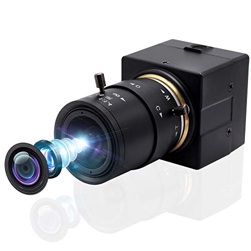 Svpro 5X Optische Zoom Webcam H.264 USB Kamera FHD 1080P Mini Computer Kamera 2,8-12 mm Variables Linse Manueller Fokus PC Webkamera mit IMX322Sensor 0,01lux USB Kamera bei schwachem Licht Plug&Play von Svpro