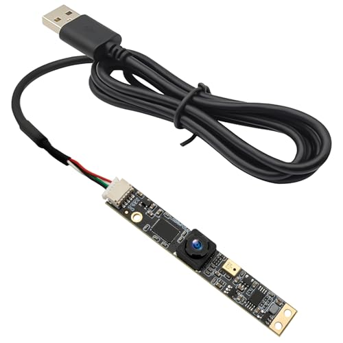 Svpro 8MP USB-Kameramodul mit Mikrofon Weitwinkel-Computerkamera Fixed Focus 4K Lightburn Kamera für Lasergravur Embedded UVC Webcam Board Kleine Sicherheitskamera für PC, Raspberry Pi von Svpro