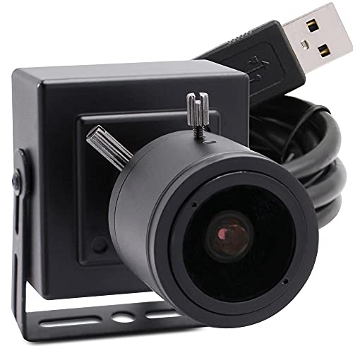 Svpro Manuelle Zoom USB Kamera 2,8-12mm Varifokus Objektiv 1080P FHD USB Webcam, 2MP Hohe Bildrate 100pfs VGA Mini Kamera USB2.0 Tragbare USB Kamera mit UVC Plug & Play für Android Linux Windows Mac von Svpro