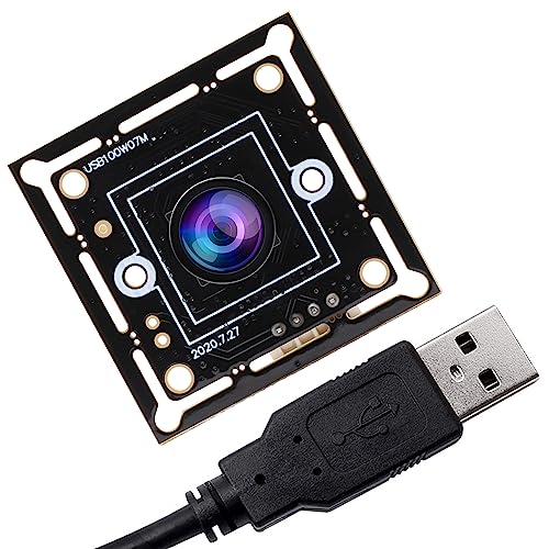 Svpro USB Kameramodul mit M7-Objektiv,1.0 Megapixel Weitwinkel USB Kamera für Computer mit 1M Kabel USB2.0 UVC Videokamera für OpenCV von Svpro