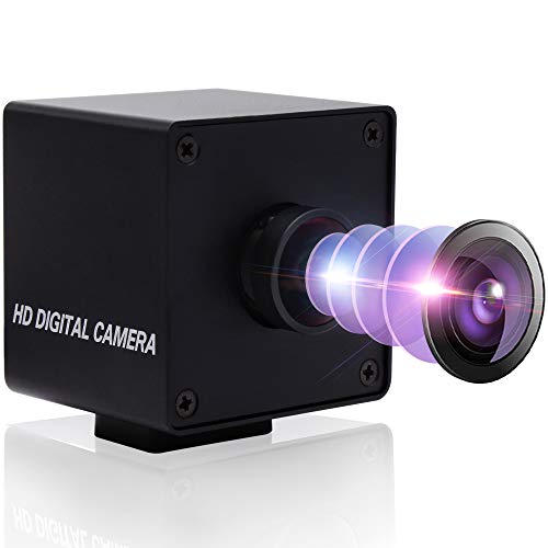 Svpro Ultra HD 4K Computer Kamera 30pfs USB Webcam mit 170° Objektiv, UHD Mini Kamera 3840x2160 Sony IMX317 Sensor Plug&Play UVC Kamera mit Metallgehäuse für Mac Android Linux Windows von Svpro