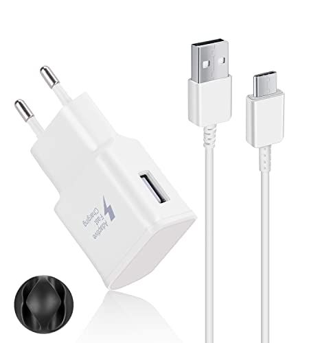 Ladegerät Ladekabel Für Samsung Galaxy S20 S10 S10+ S10e S9 S8 Plus, Note 9, A05s A13 A14 A15 A16 A25 A26 A34 A35 A36 A50 A51 A53 A54 A55 A56, Schnellladekabel USB C mit Netzteil Schnellladegerät von Swadaws