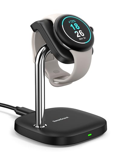 SwanScout Watch Ladestation für Google Pixel Watch 3/2 (Nicht für Google Pixel Watch 1), SwanScout 505G2, Magnetisches Schnellladegerät für Pixel Watch 3/Pixel Watch 2 von SwanScout