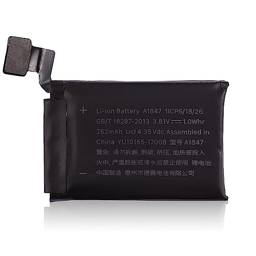 【2024 New】 SwarKing Ersatz Akku A1847 Kompatibel mit Apple Watch Series 3 38mm GPS Version 【2024 New】 SwarKing Ersatz Akku A1847 Kompatibel mit Apple Watch Series 3 38mm GPS Version von SwarKing