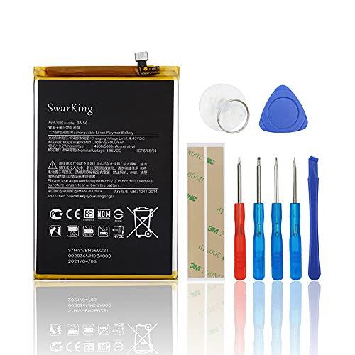 【Neu】 SwarKing Ersatz Akku Kompatibel mit Redmi 9A M2006C3LG, M2006C3LI, M2006C3LC / Redmi 9C M2006C3MG, M2006C3MT BN56 with Toolkit 【Neu】 SwarKing Ersatz Akku Kompatibel mit Redmi 9A M2006C3LG, M2006C3LI, M2006C3LC / Redmi 9C M2006C3MG, M2006C3MT BN56 with Toolkit von SwarKing