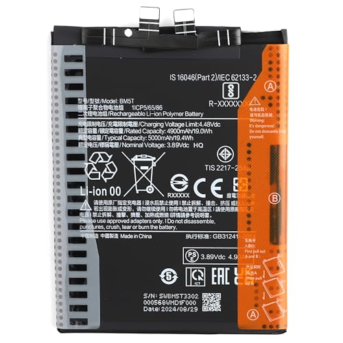 New SwarKing Ersatz Akku BM5T Kompatibel mit xiaomi Redmi Note 13 Pro 4G/Poco M6 Pro 4G Main with Toolkit New SwarKing Ersatz Akku BM5T Kompatibel mit xiaomi Redmi Note 13 Pro 4G/Poco M6 Pro 4G Main with Toolkit von SwarKing