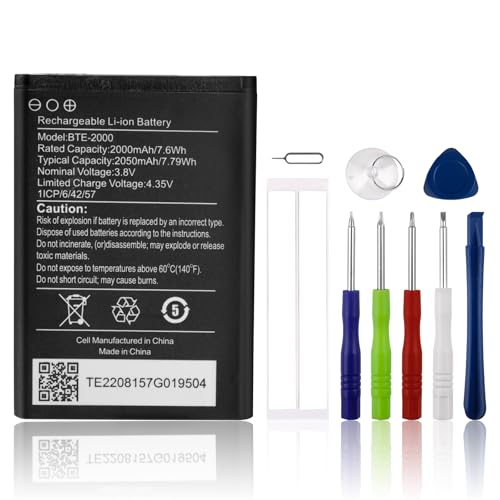 New SwarKing Ersatz Akku BTE-2000 Kompatibel mit CAT S22 Flip with Toolkit von SwarKing