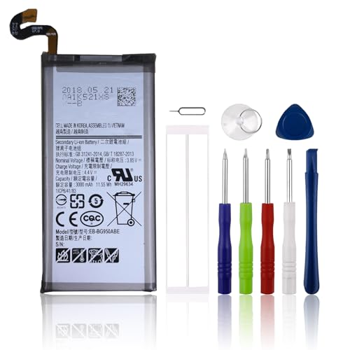 New SwarKing Ersatz Akku EB-BG950ABE Kompatibel mit Samsung Galaxy S8 G950F with Toolkit von SwarKing