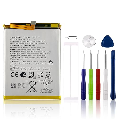 New SwarKing Ersatz Akku LPN388405 Kompatibel mit Nokia X30 with Toolkit von SwarKing