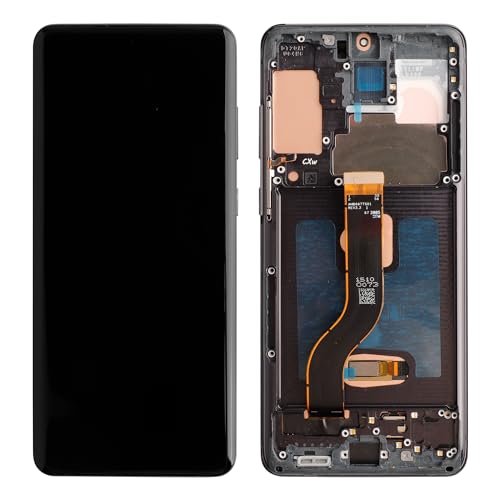 OLED Digital Display Ersatz kompatibel mit für Samsung Galaxy S20 Plus SM-G985 SM-G985F SM-G985F/DS (Schwarz mit Rahmen) LCD Display Touch Screen Digitizer Montage mit Reparaturwerkzeug-6.7inch von SwarKing