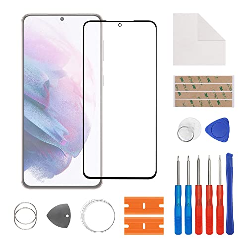 SwarKing 【2024 New】 Display Glass Frontglas Außenglas Outer Screen Lens Ersatz Kompatibel mit Samsung Galaxy S21+ S21 Plus 5G SM-G996 mit Reparatur Set SwarKing 【2024 New】 Display Glass Frontglas Außenglas Outer Screen Lens Ersatz Kompatibel mit Samsung Galaxy S21+ S21 Plus 5G SM-G996 mit Reparatur Set von SwarKing