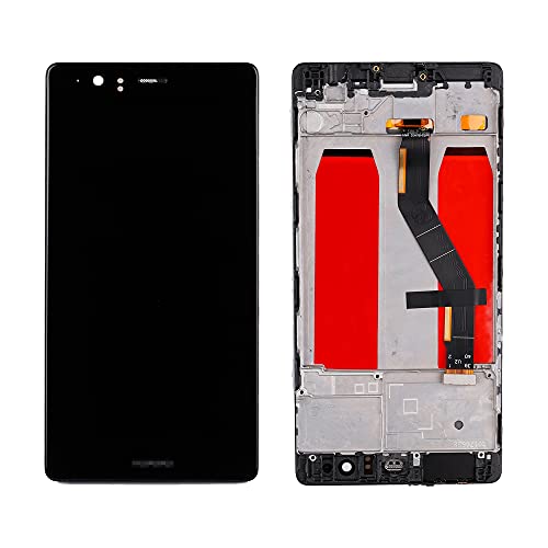 SwarKing AMOLED Kompatibel mit Huawei P9 Plus (Schwarz mit Rahmen) LCD Display Touchscreen Digitizer Assembly mit Tools von SwarKing