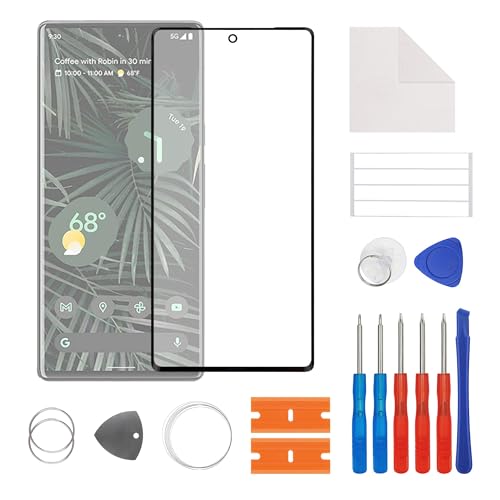 SwarKing Display Glass Frontglas Außenglas Outer Screen Lens Ersatz Kompatibel mit Google Pixel 6 Pro mit Reparatur Set SwarKing Display Glass Frontglas Außenglas Outer Screen Lens Ersatz Kompatibel mit Google Pixel 6 Pro mit Reparatur Set von SwarKing