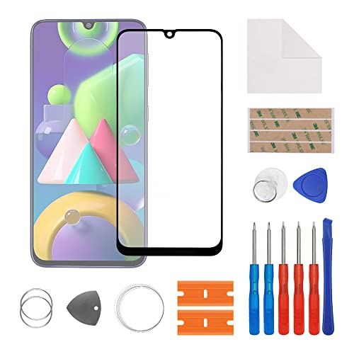 SwarKing Display Glass Frontglas Außenglas Outer Screen Lens Ersatz Kompatibel mit Samsung Galaxy M21 mit Reparatur Set SwarKing Display Glass Frontglas Außenglas Outer Screen Lens Ersatz Kompatibel mit Samsung Galaxy M21 mit Reparatur Set von SwarKing