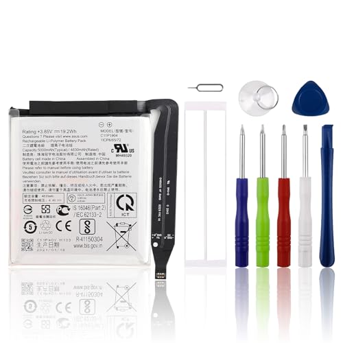 SwarKing Ersatz Akku C11P1904 Kompatibel mit Asus Zenfone 7 ZS670KS/7 Pro ZS671KS/8 Flip ZS672KS with Toolkit SwarKing Ersatz Akku C11P1904 Kompatibel mit Asus Zenfone 7 ZS670KS/7 Pro ZS671KS/8 Flip ZS672KS with Toolkit von SwarKing