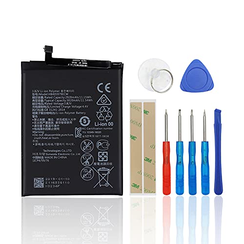 SwarKing Ersatz Akku HB405979ECW Kompatibel mit Huawei Nova/Nova 6A/Honor 6c/Y6 2017 with Toolkit von SwarKing