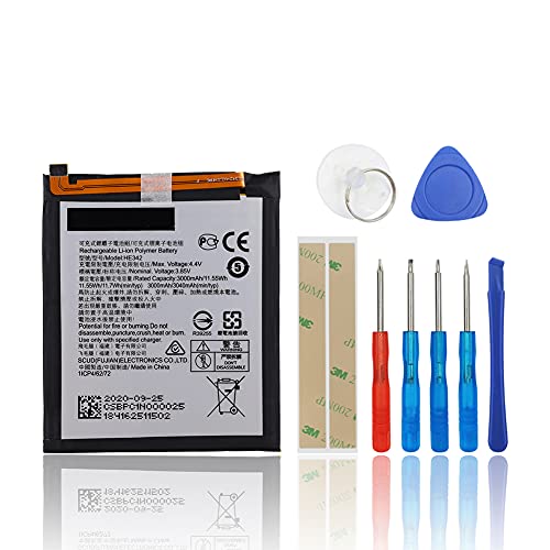 SwarKing Ersatz Akku HE342 Kompatibel mit Nokia 7.1 TA-1100 TA-1097 TA-1085 TA-1095 TA-1096 & Nokia 5.1 Plus & Nokia 6 .1 Plus with Toolkit von SwarKing