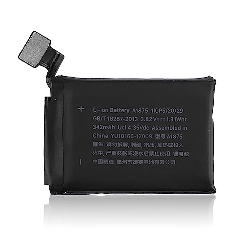 SwarKing Ersatz Akku Kompatibel mit Apple Watch Series 3 42mm A1859 GPS Version A1875 SwarKing Ersatz Akku Kompatibel mit Apple Watch Series 3 42mm A1859 GPS Version A1875 von SwarKing
