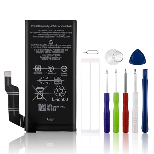 SwarKing Ersatz Akku Kompatibel mit Google Pixel 6A GLU7G with Toolkit SwarKing Ersatz Akku Kompatibel mit Google Pixel 6A GLU7G with Toolkit von SwarKing