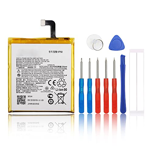 SwarKing Ersatz Akku Kompatibel mit Moto One Zoom KP50 with Toolkit von SwarKing