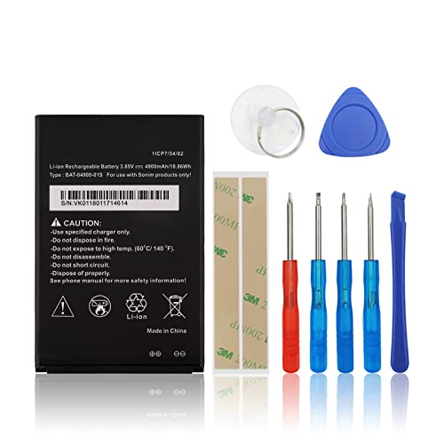 SwarKing Ersatz Akku Kompatibel mit Sonim XP8 XP8800 BAT-04900-01S with Toolkit… SwarKing Ersatz Akku Kompatibel mit Sonim XP8 XP8800 BAT-04900-01S with Toolkit… von SwarKing