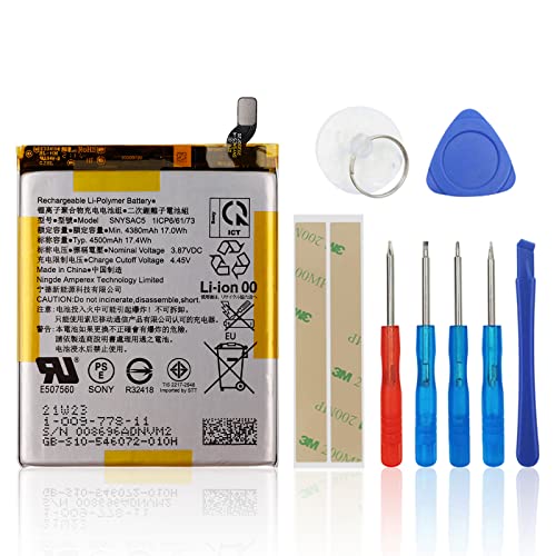SwarKing Ersatz Akku Kompatibel mit Sony Xperia 1 III & Sony Xperia 10 III 5G & Sony Xperia 5 III 5G SNYSAC5 with Toolkit von SwarKing