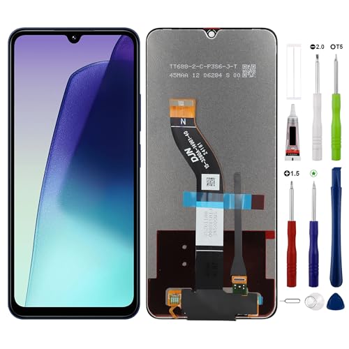 SwarKing LCD Digital Display Ersatz kompatibel mit für Xiaomi Poco C75 / Redmi 14C (Schwarz mit Rahmen) LCD Display Touch Screen Digitizer Montage mit Reparaturwerkzeug-6.88" von SwarKing
