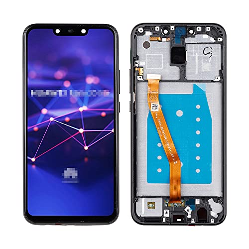 SwarKing LCD Display kompatibel mit Huawei Mate 20 lite (Schwarz mit Rahmen) Ersatzteile mit kostenlosen Werkzeugen von SwarKing