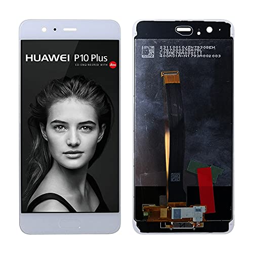 SwarKing LCD Display kompatibel mit Huawei P10 Plus Touch Screen Digitizer (Weiß mit Rahmen) Ersatzteile mit kostenlosen Werkzeugen von SwarKing