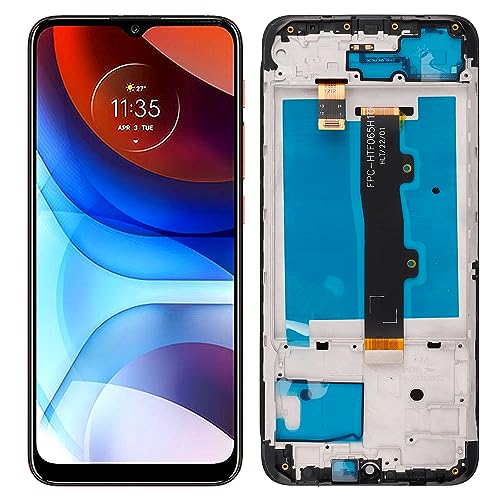 SwarKing LCD Display kompatibel mit Motorola Moto E7i Power/E7 Power/E7/E7i LCD Display Touch Screen Digitizer (Schwarz mit Rahmen) Ersatzteile mit kostenlosen Werkzeugen von SwarKing