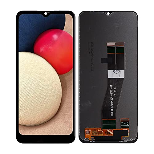 SwarKing LCD Display kompatibel mit Samsung Galaxy A02s SM-A025 Touch Screen Digitizer (Schwarz ohne Rahmen) Ersatzteile mit kostenlosen Werkzeugen von SwarKing