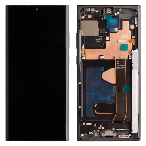 SwarKing OLED-Display, kompatibel mit Samsung Galaxy Note 20 Ultra 5G SM-N986B SM-N986U 17,5 cm (6,9 Zoll) (Schwarz mit Rahmen), Touchscreen-Digitizer mit Reparaturwerkzeugen von SwarKing