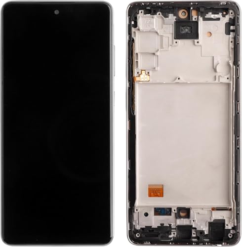 SwarKing TFT Display Ersatz kompatibel mit für Samsung Galaxy A72 4G SM-A725F, SM-A725F/DS (Schwarz mit Rahmen) LCD Display Touch Screen Digitizer Montage mit Reparaturwerkzeug-6.67inch von SwarKing