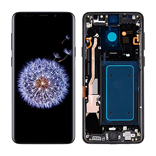 SwarKing [2024 New] TFT kompatibel mit Samsung Galaxy S9 Plus LCD Display Touch Screen Digitizer (Schwarz ohne Rahmen) Ersatzteile mit kostenlosen Werkzeugen von SwarKing