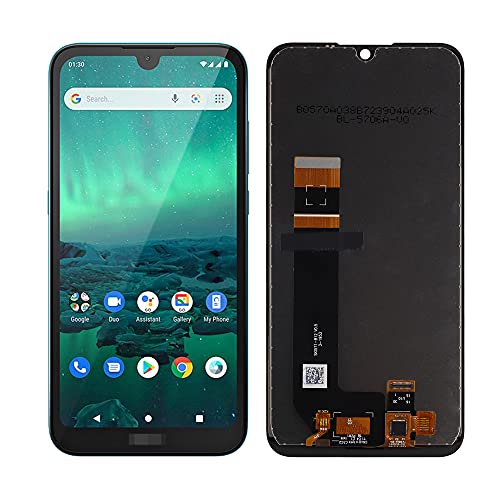 SwarKing kompatibel mit Nokia 1.3 (Schwarz ohne Rahmen) LCD Display Touchscreen Digitizer Assembly mit Reparaturwerkzeug von SwarKing