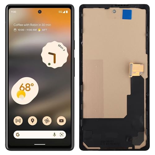TFT-Digitaldisplay Ersatz kompatibel mit Google Pixel 6A GX7AS GB62Z G1AZG (kein Fingerabdruck), LCD-Display, Touchscreen-Digitalisierer, Montage mit Reparaturwerkzeugen, 17,3 cm (6,8 Zoll) von SwarKing