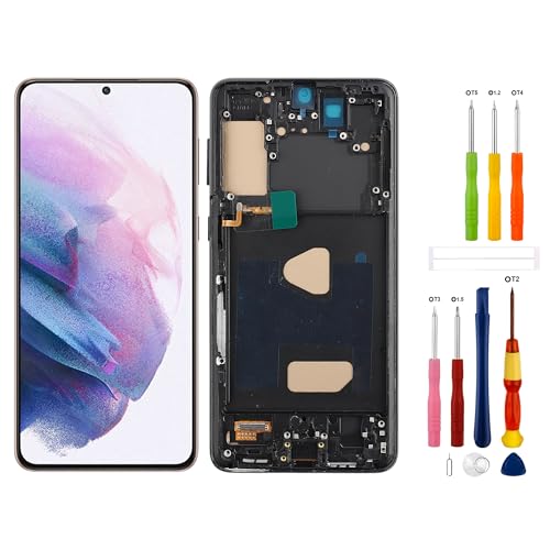 TFT-Digitaldisplay Ersatz kompatibel mit Samsung Galaxy S21 Plus S21+ 5G SM-G996B SM-G996U (kein Fingerabdruck) LCD-Display Touchscreen Digitizer Montage mit Reparaturwerkzeugen - 6,7 Zoll von SwarKing