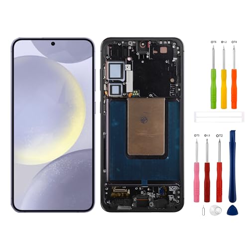 US-Version: OLED-Digitaldisplay Ersatz kompatibel mit Galaxy S24+ Plus 5G SM-S926u S926a S926w (mit Fingerabdruck) LCD-Display Touchscreen Digitizer Montage mit Reparaturwerkzeugen - 17 cm (6,7 Zoll) von SwarKing