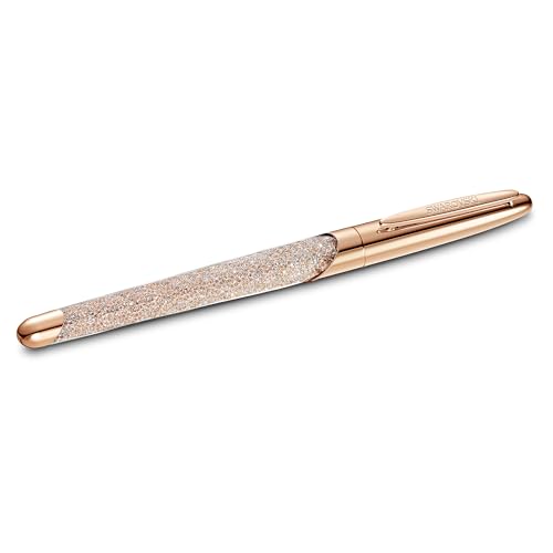 Swarovski Cryst Nova Tintenroller aus Kristalle, verchromt, Farbe: Rosé, Größe: 14.5x1.7 cm, 5534325 von Swarovski